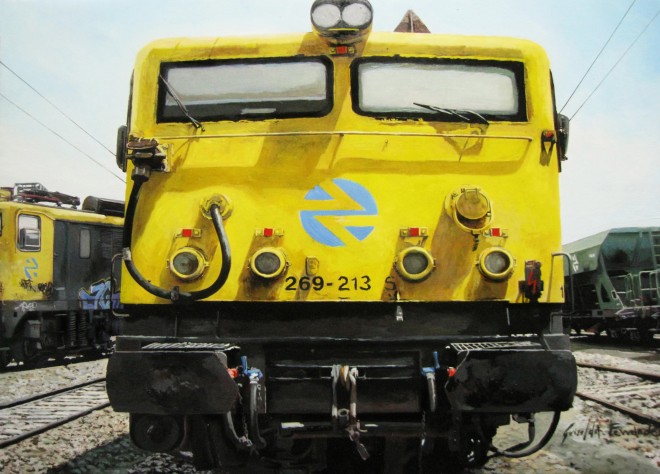 tren amarillo 55 x 38