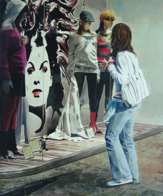 cuadro al oleo 55 x 38